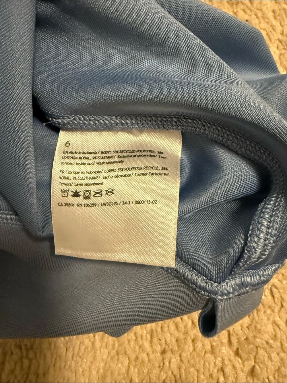 Lululemon Crewneck Sweatshirt- Light Blue - Picture 5 of 5